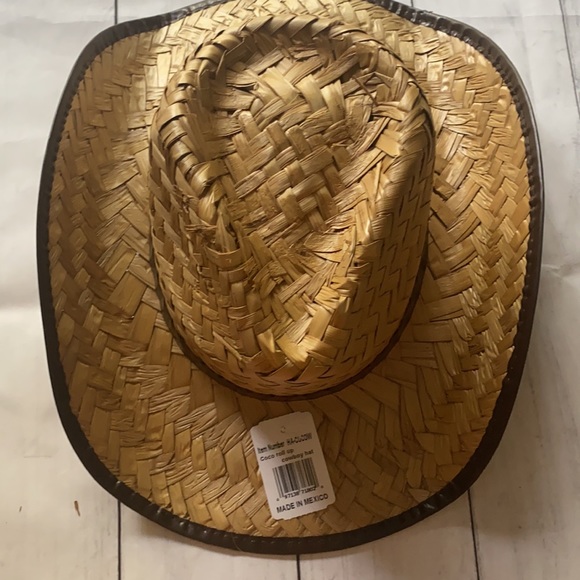 🆕 Straw Rolled Brim Cowboy Hat - Picture 5 of 8
